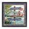 Stupell Industries Plaid Border Lake Sign Floating Frame Design by Nicole DeCamp